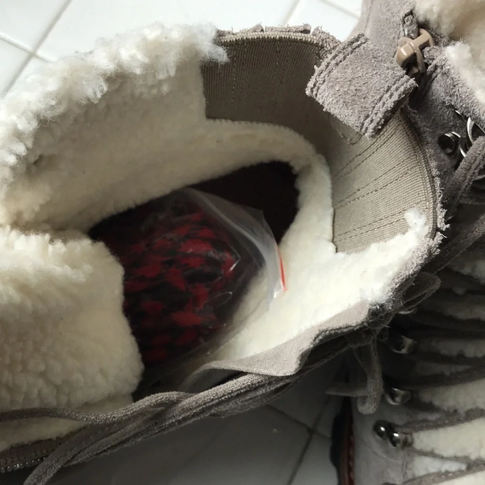 New Jeffrey Campbell Culvert Sherpa boot size 8.5, 10